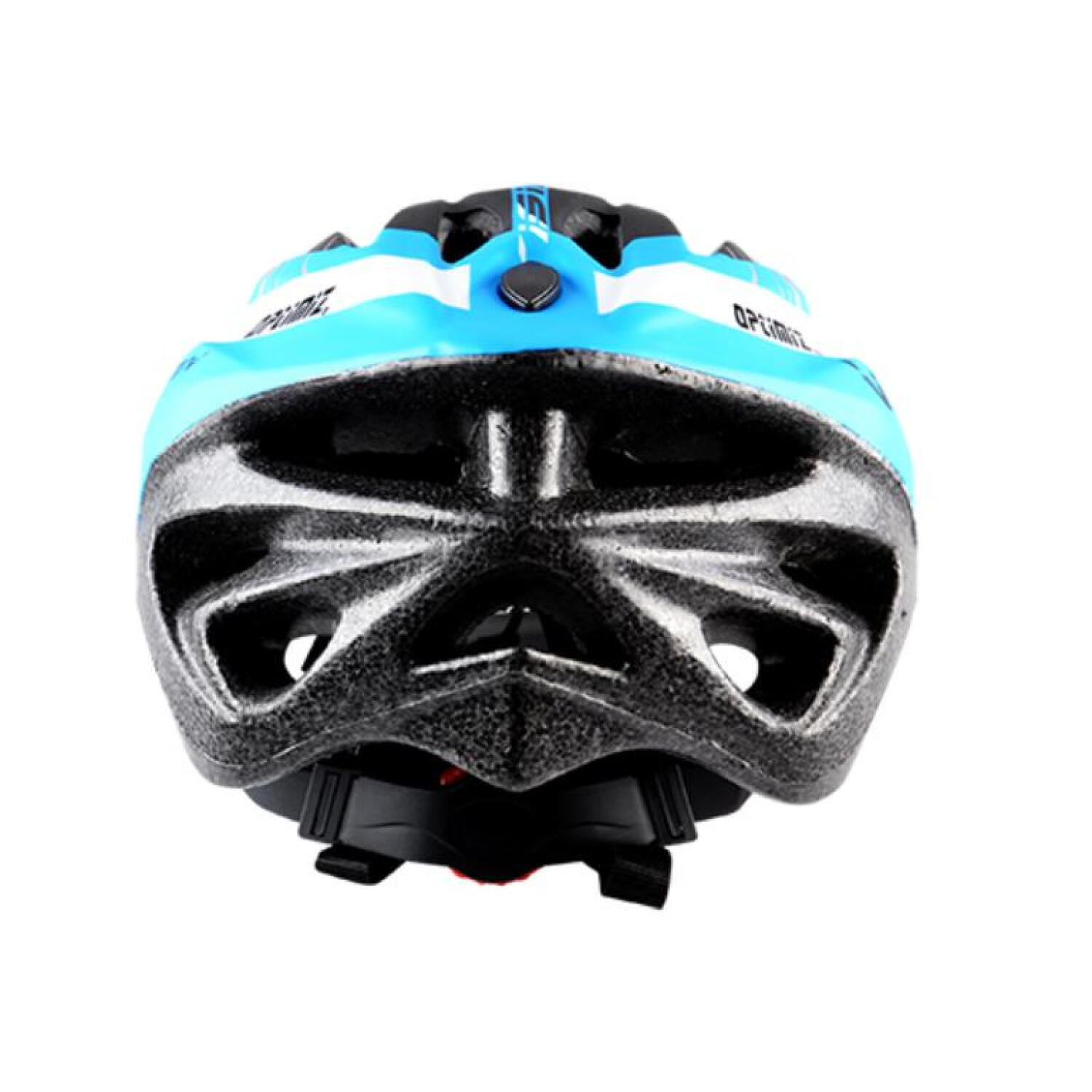 Fietshelm Optimiz voor volwassenen - Blauw/Wit 2/6