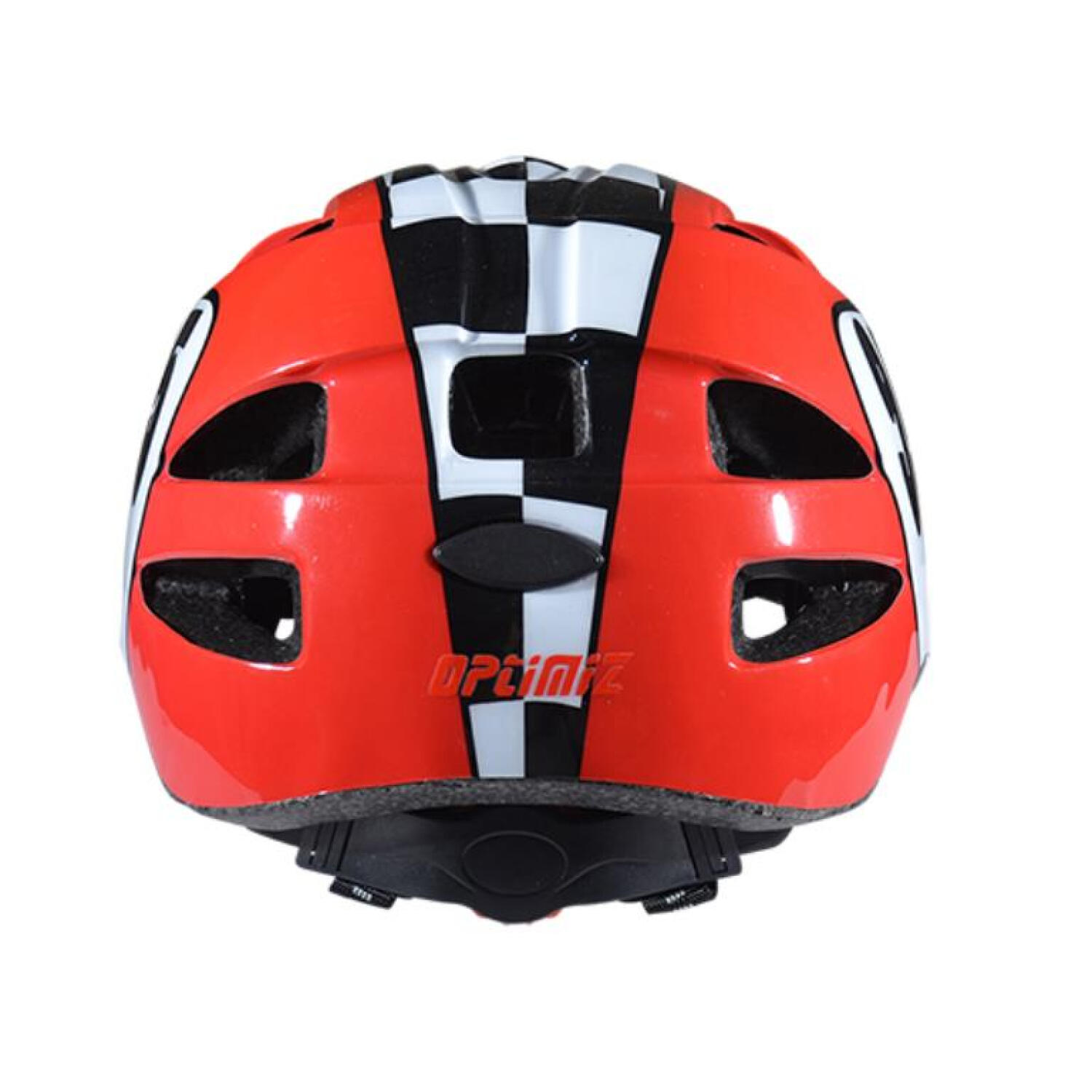Kask dziecięcy Optimiz - Czerwono-biały - Bardzo mały 2/2