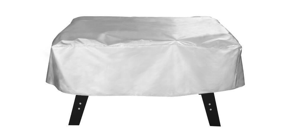 Housse de baby foot en polyester grise 2/5