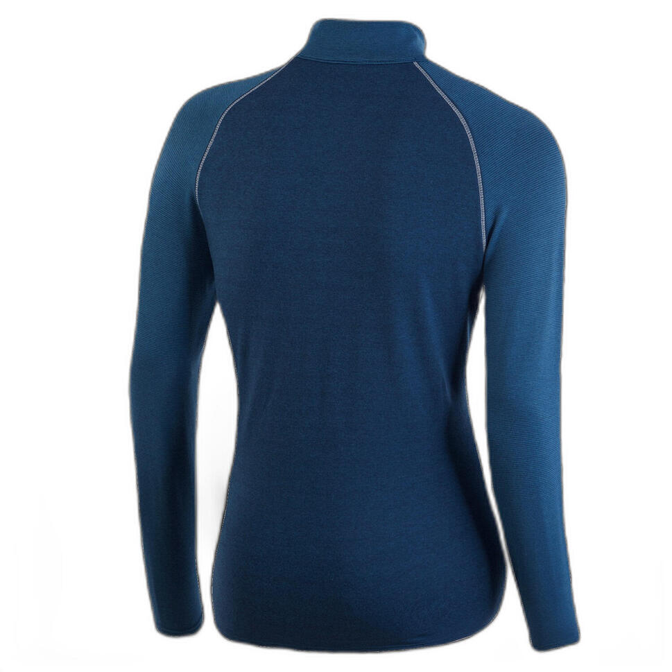 Damski delikatny polar w paski Löffler Midlayer Transtex