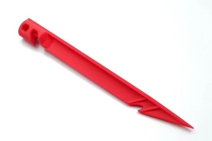 OUTDOOR NINJA Ultra Light Zeltheringe aus Kunststoff 7g  - Set 6 Stück