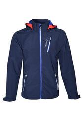Veste softshell - SANDRO - Marine/Rouge - M