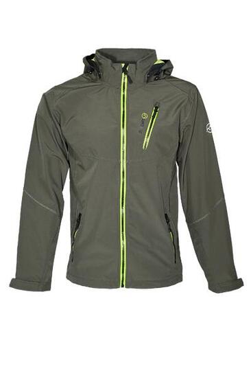 Veste softshell - SANDRO - Olive/Lime - M