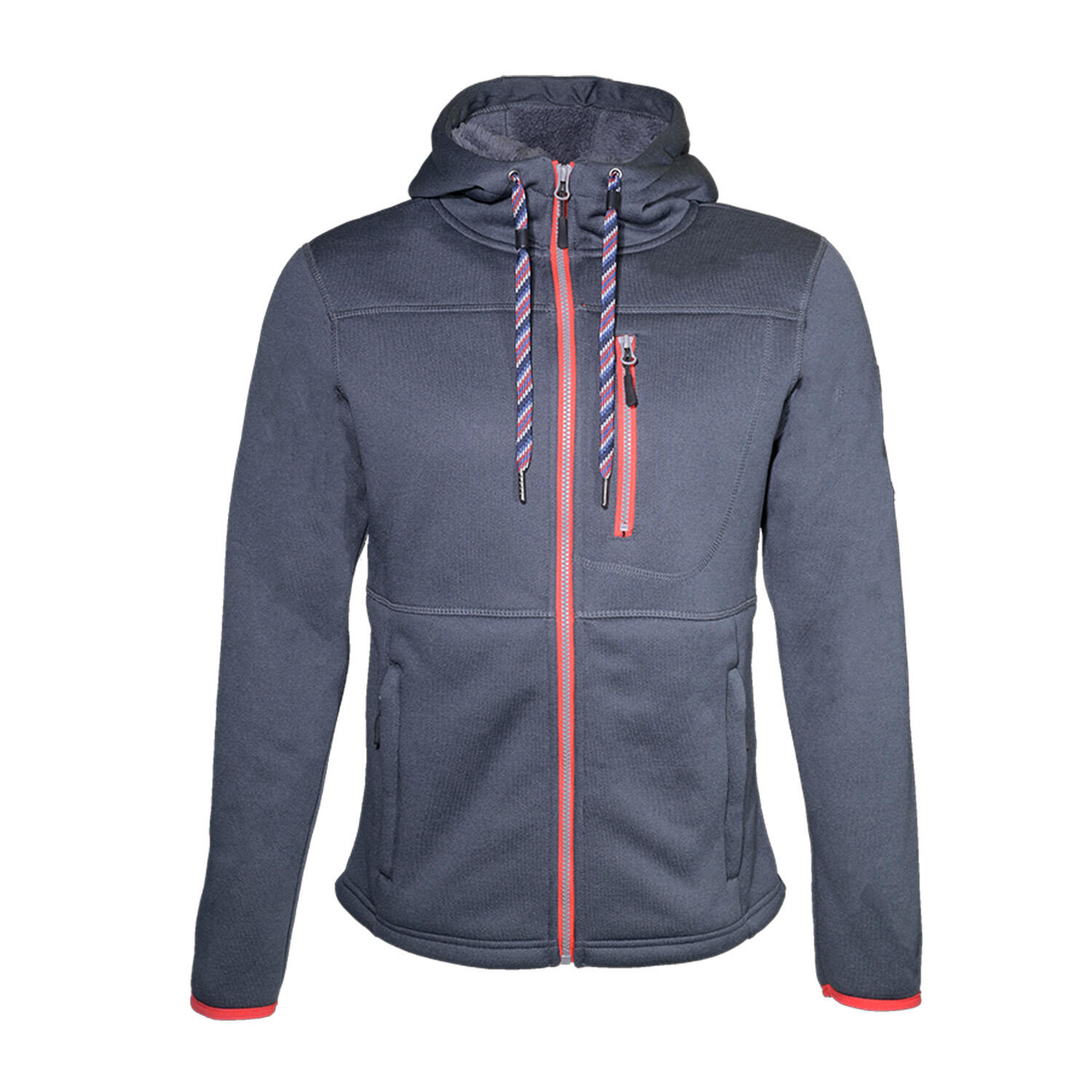 Lhotse - Veste Tricotée - Jaden - Anthracite - M - Veste - Gris|marron - 40 M - Decathlon
