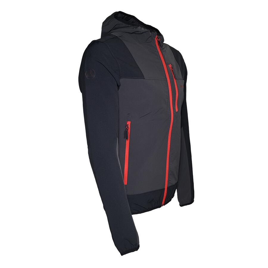 Veste Stretch - LYVIO - Noir/Anthracite - S 3/4