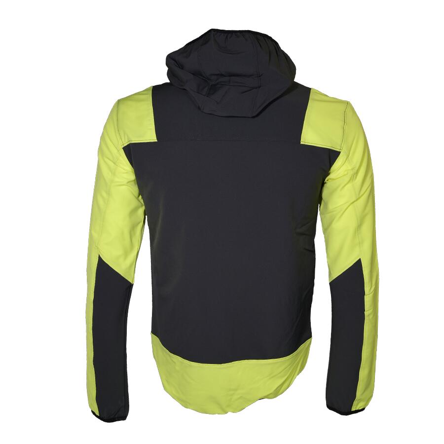 Veste Stretch - LYVIO - Anthracite/Jaune - M 3/4