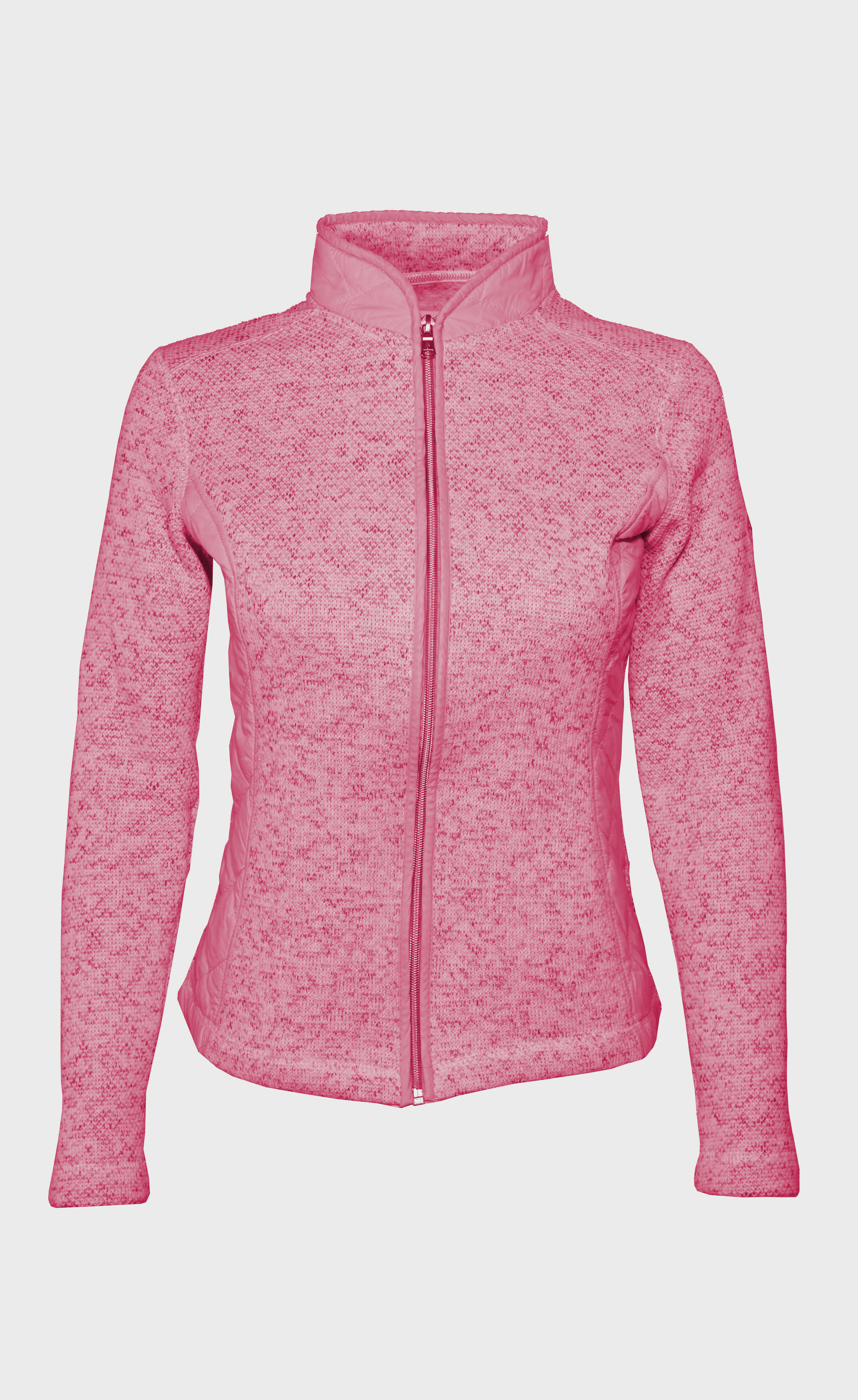 Veste tricotée - GRAZIELLA - Rose - M 1/1