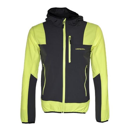 Veste Stretch - LYVIO - Anthracite/Jaune - M