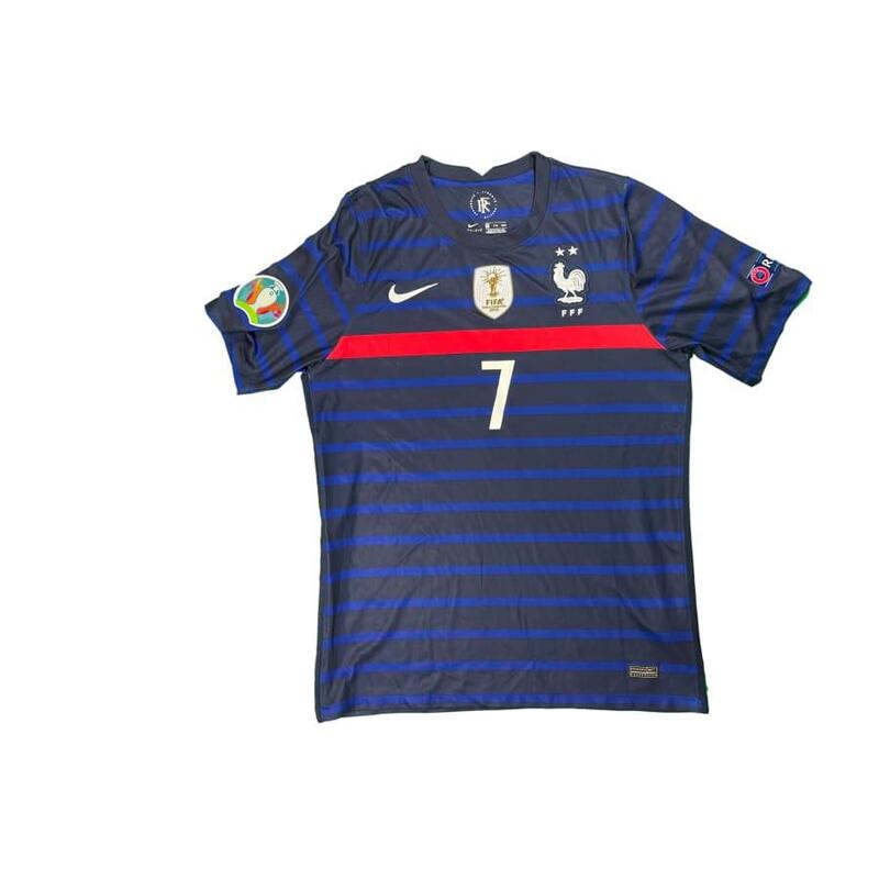 Reconditionné - Maillot foot vintage France  #7 Griezmann saison 2020-2021 - Bon