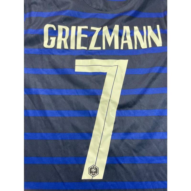 Reconditionné - Maillot foot vintage France  #7 Griezmann saison 2020-2021 - Bon