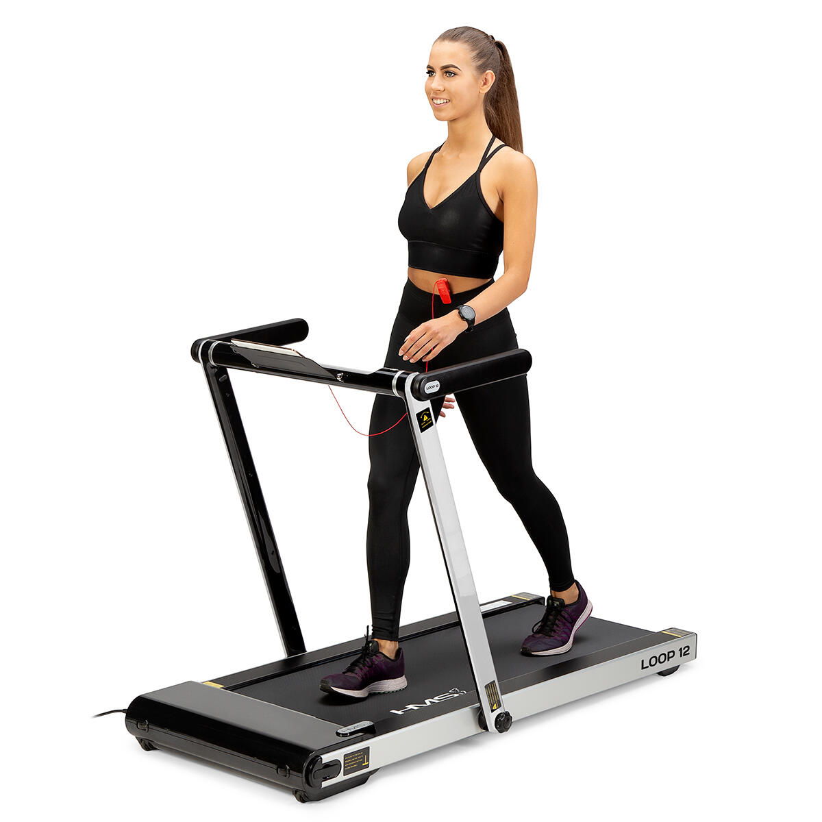 Tapis de course fitness pliable Bluetooth FitShow 1–12 km/h LOOP12 HMS 3/7