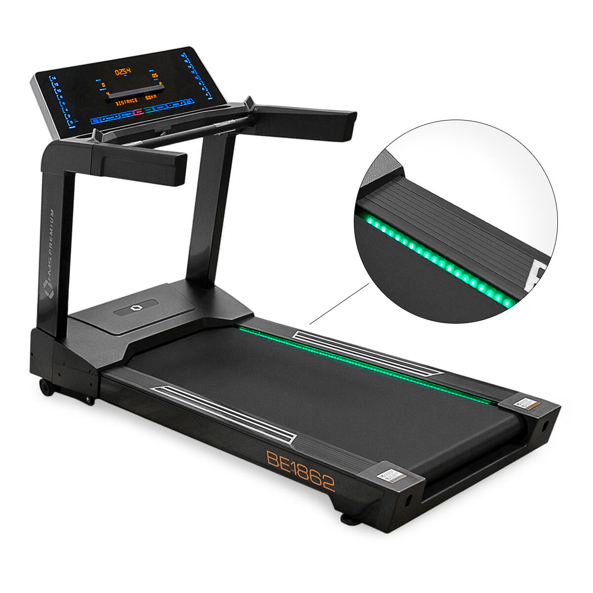Tapis de course électrique semi commercial be1862 HMS PREMIUM 7/7