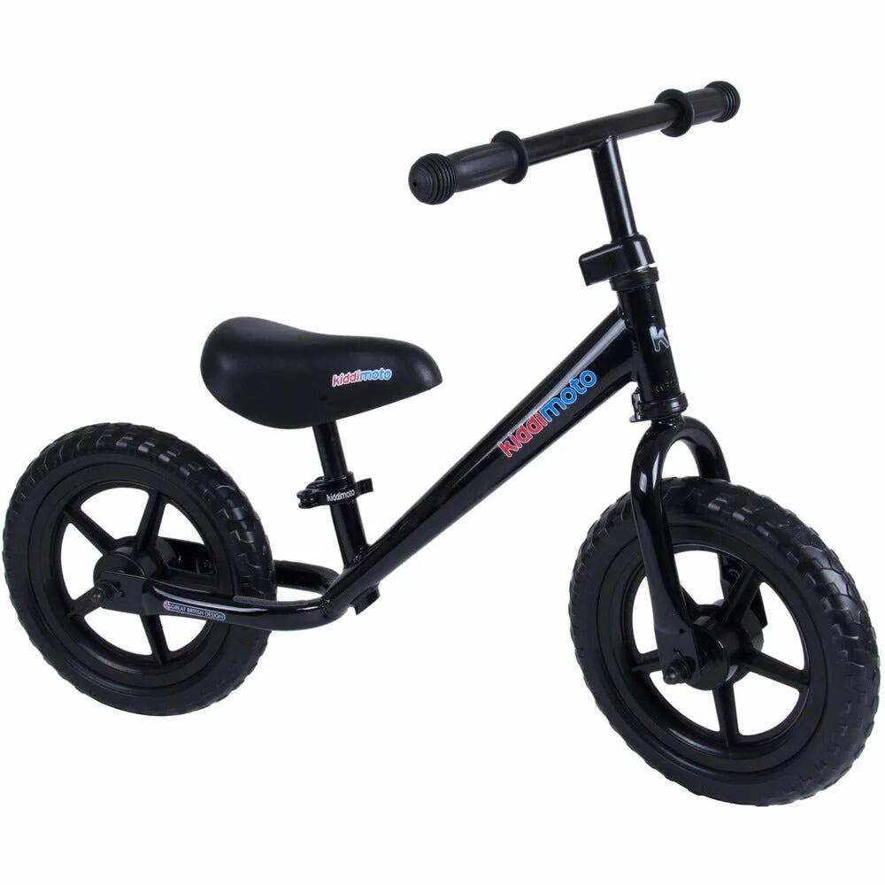 KIDDIMOTO Super Junior - Loopfiets - Zwart