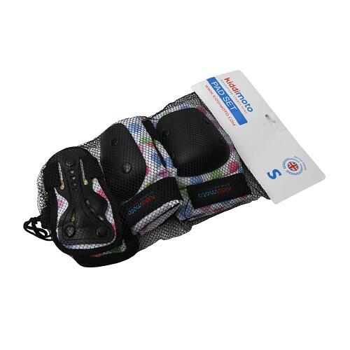 Set De Protections Enfant Skullz - Taille M - Pour Skate, Vélo - Kiddimoto