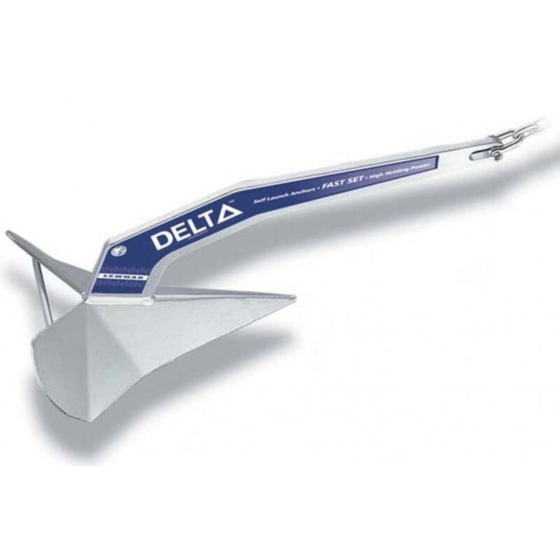 Ancre DELTA acier galvanisé - 25 Kg - Lewmar