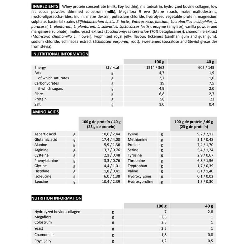 Plic pudra proteica - K-WEEKS Immune - ciocolata - 1kg