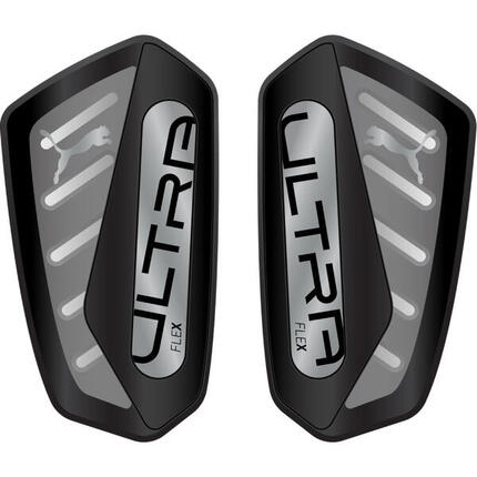 Espinilleras de fútbol con mallas ULTRA Flex PUMA White Glowing Red