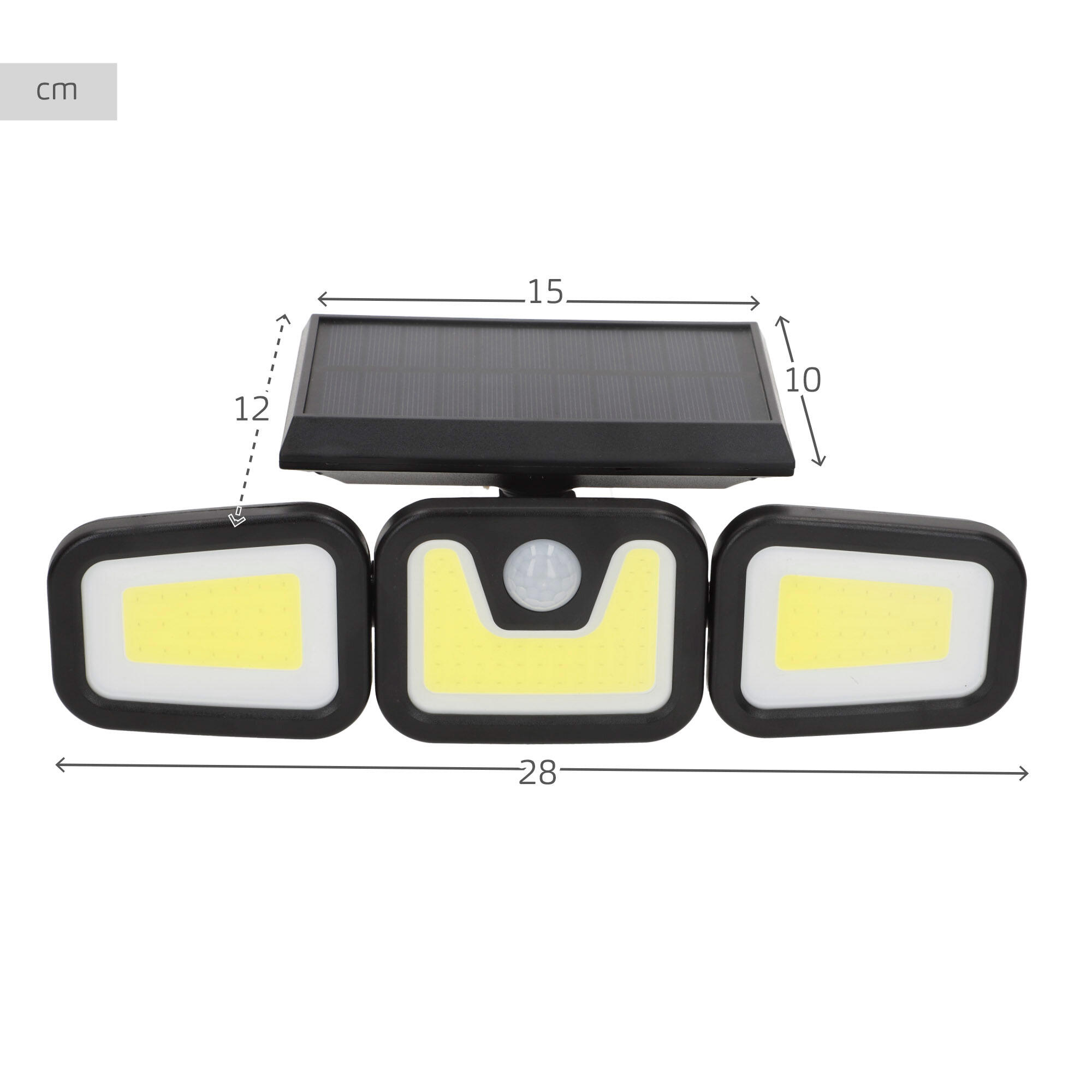 Aktive Applique solaire à LED avec détecteur de mouvement 350 lumens 4/7