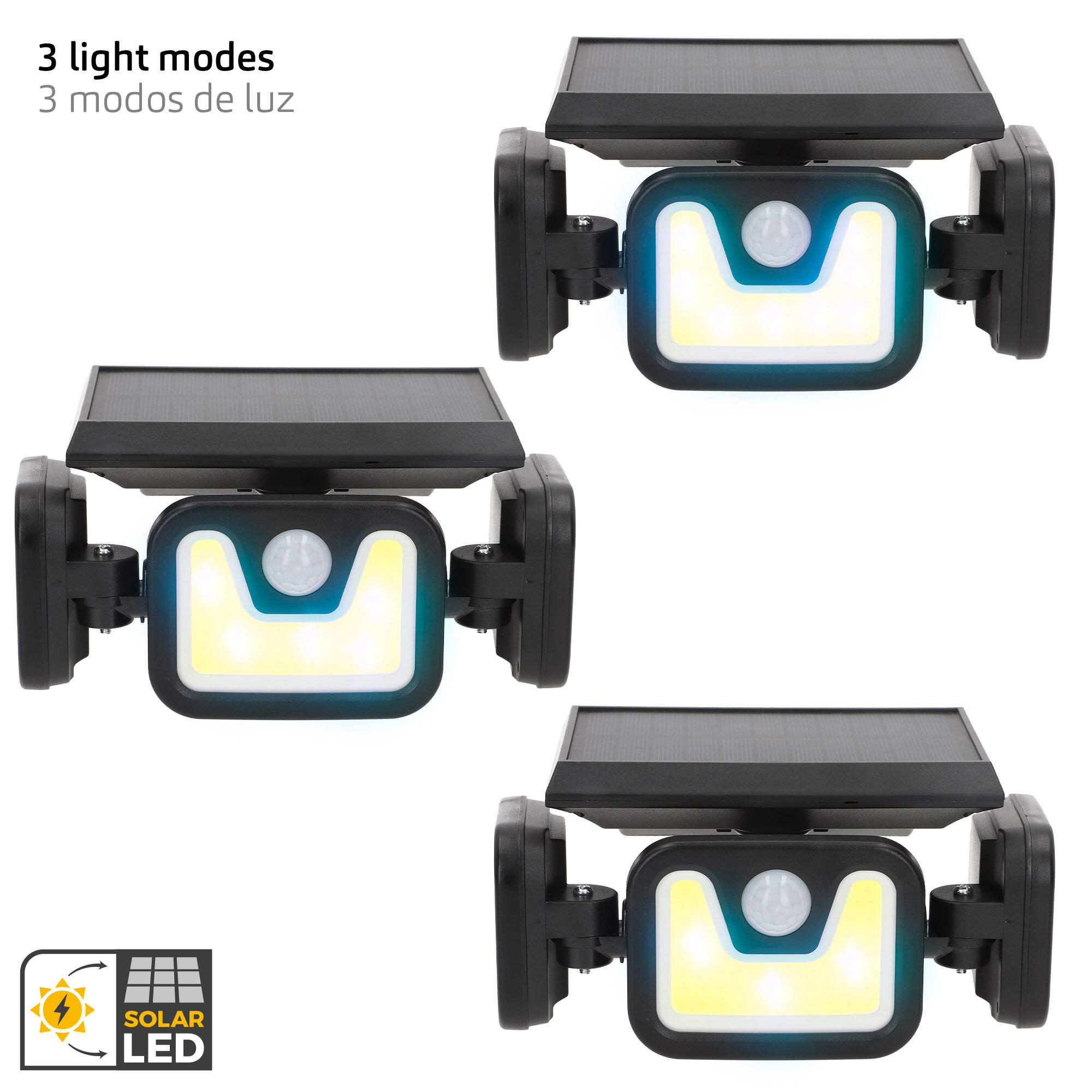 Aktive Applique solaire à LED avec détecteur de mouvement 350 lumens 2/7