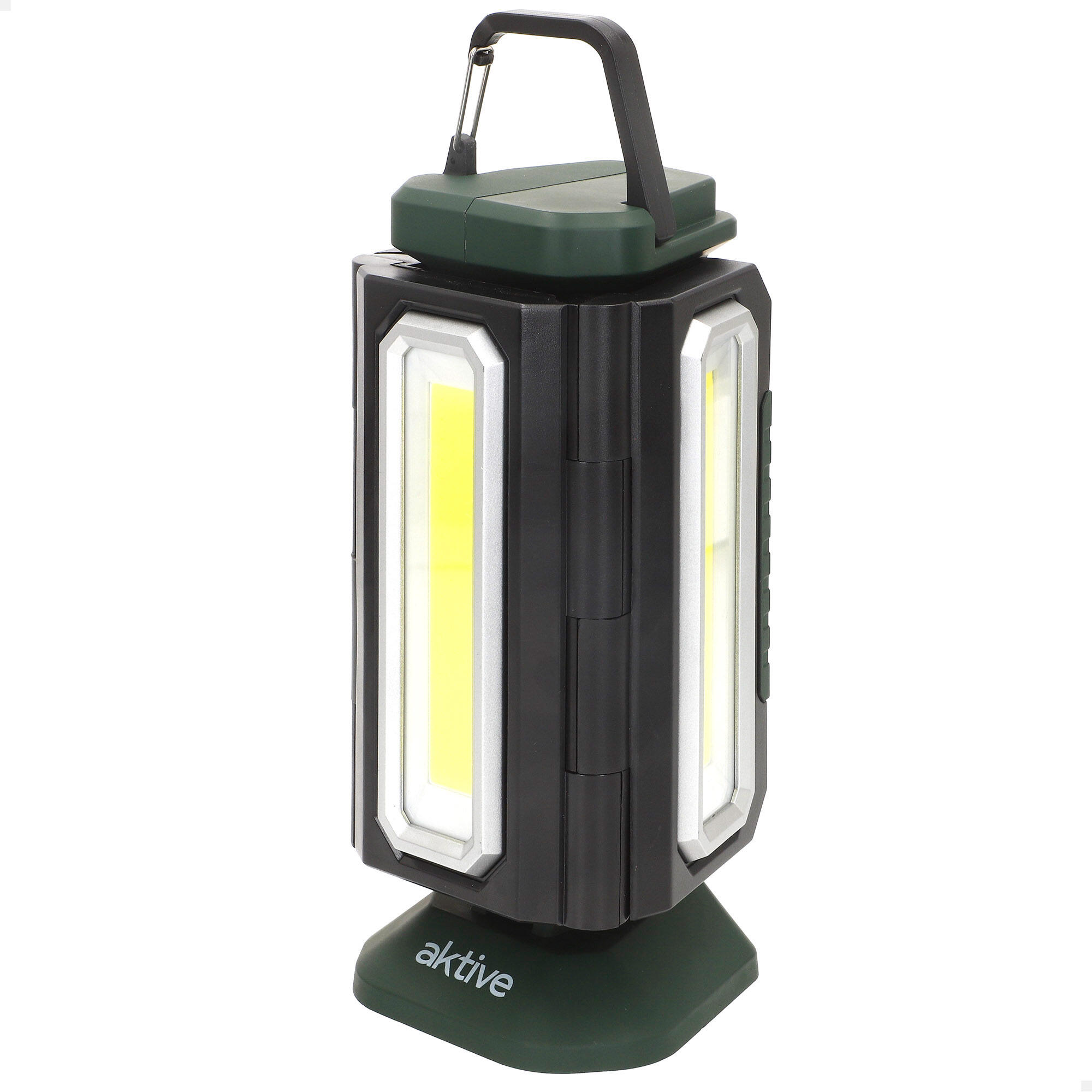 AKTIVE Aktive triple foco LED exterior 3 en 1 USB y powerbank 1500 lúmenes