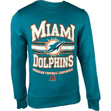 Majestic Fredine Crew Sweat M Miami Dolphins