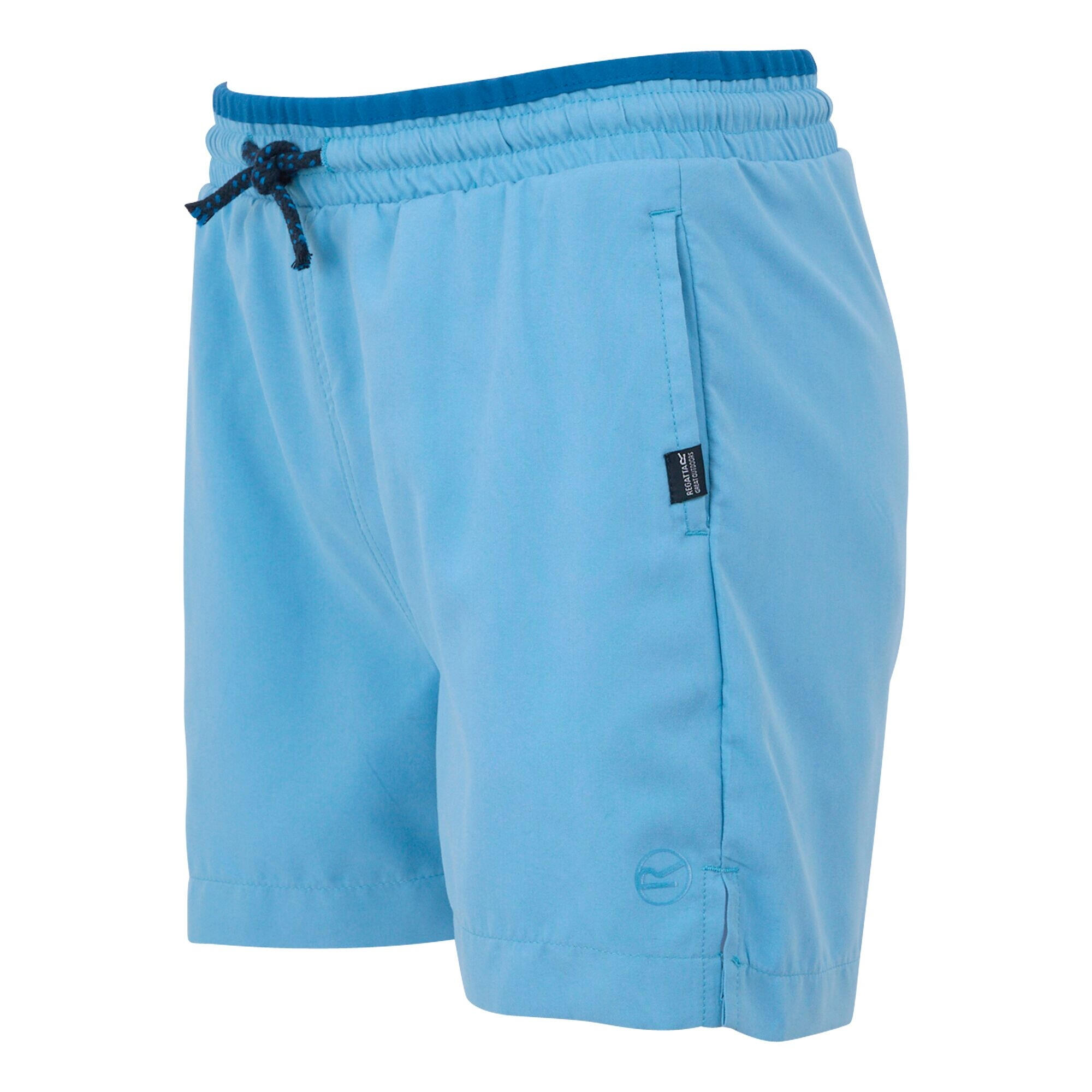 Skander III Effen Zwemshort Kinderen/Kinderen (Elysium Blauw) 3/4