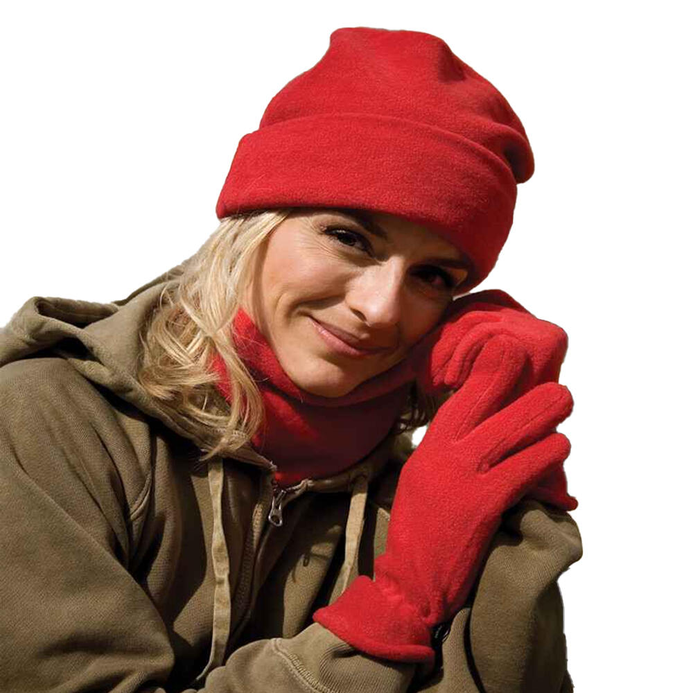 Polartherm Muts Handschoenen en Sjaal Set (Rood) 2/2