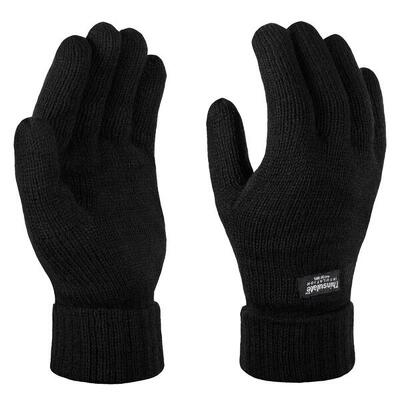 Guanti Termici Invernali Con Thinsulate Adulti/Unisex Regatta Nero