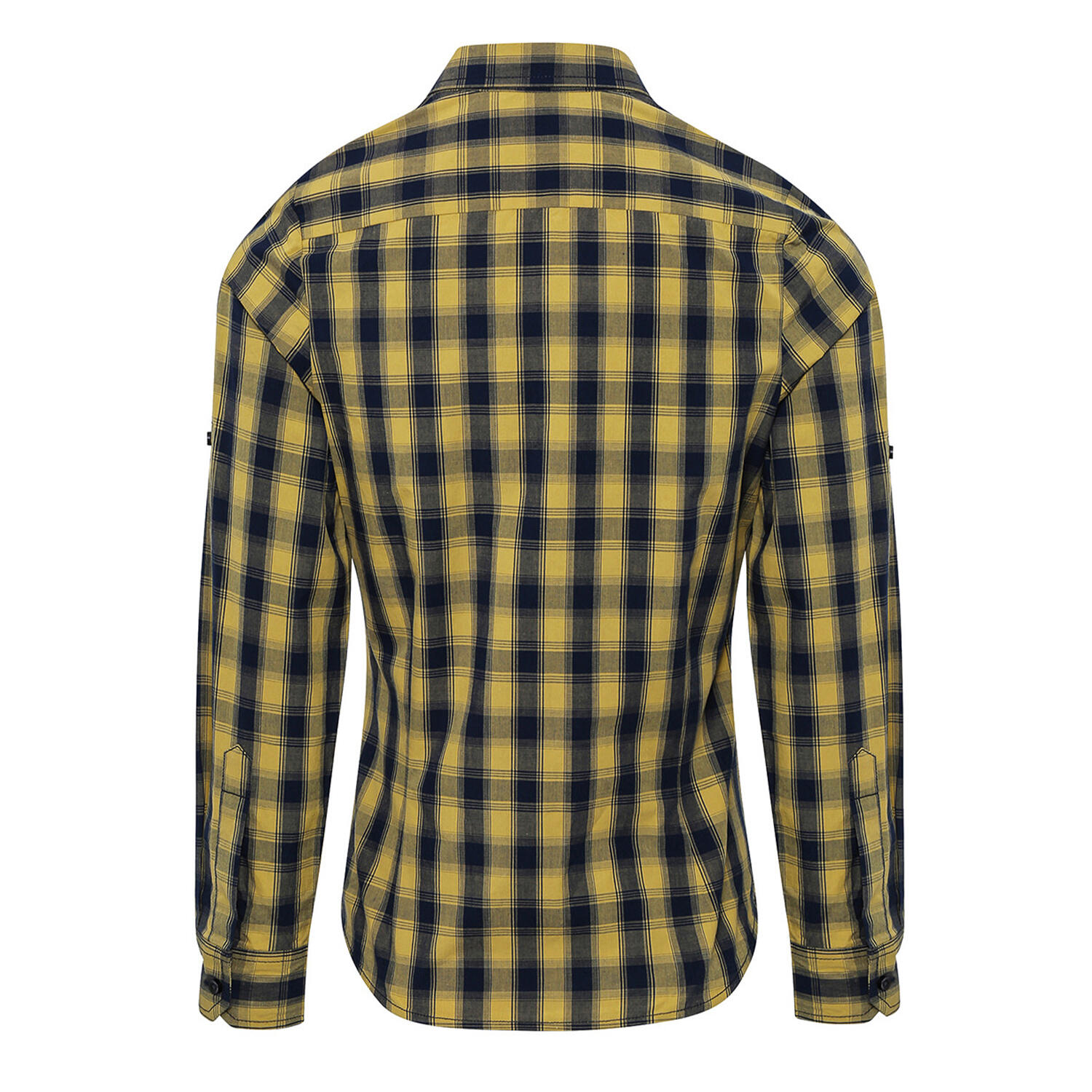 Camisa de manga comprida em algodão xadrez Mulligan para senhora e senhora 2/4
