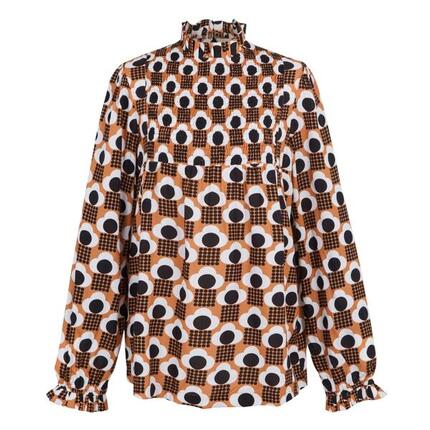 Orla Kiely" Bluse für Winter Damen Hellbraun