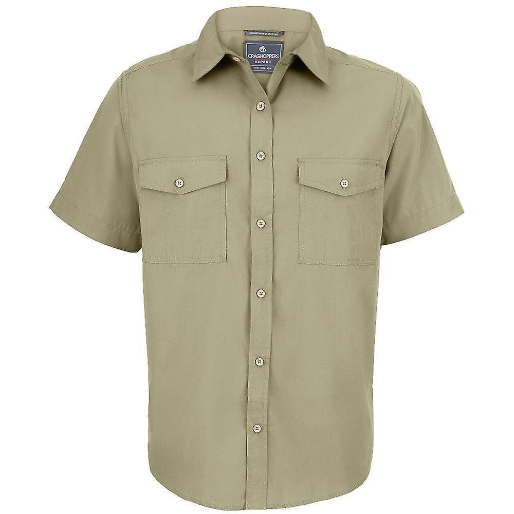 Mens Expert Kiwi ShortSleeved Shirt (Pebble)