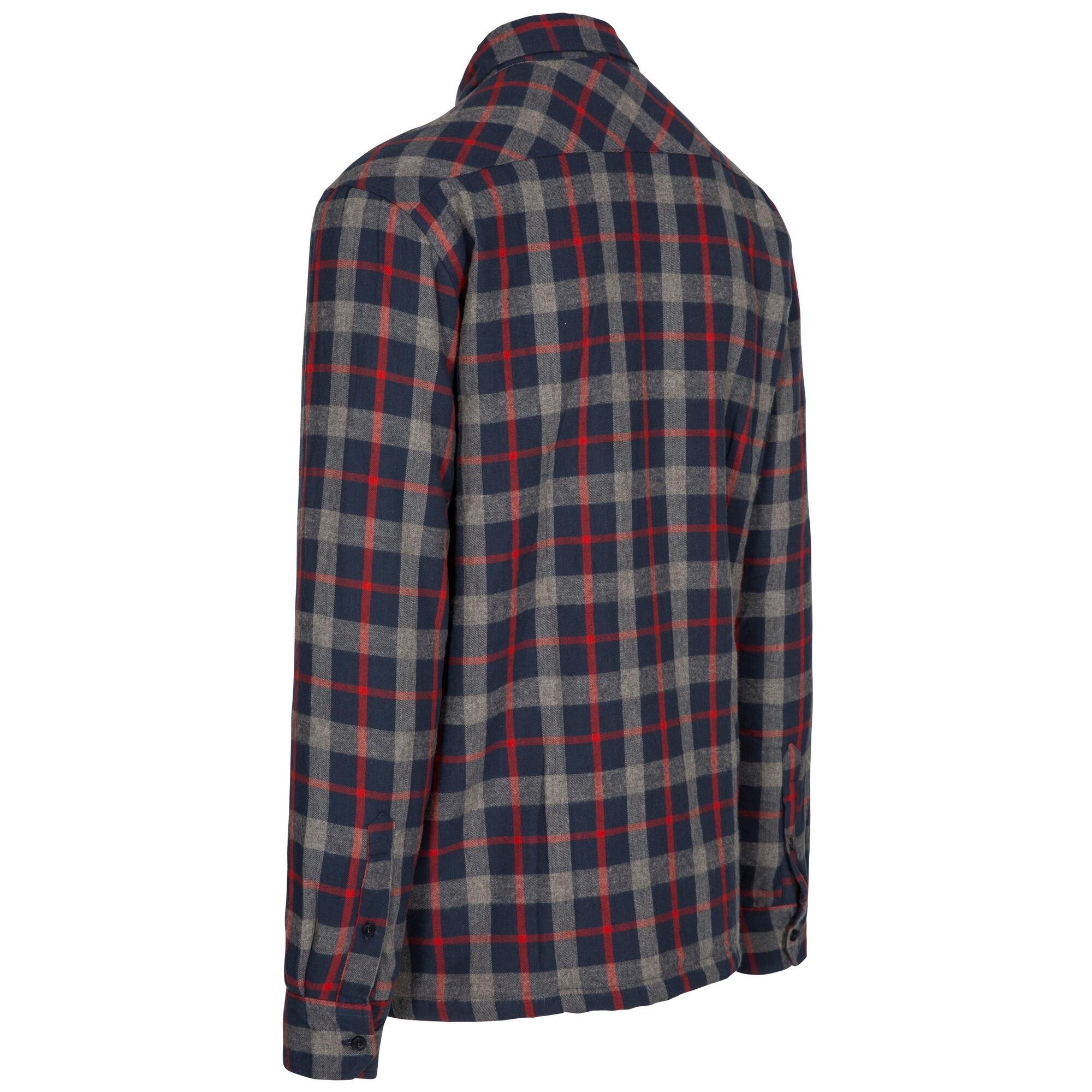 Camicia A Quadri Uomo Trespass Rapeseed Blu Navy 2/5