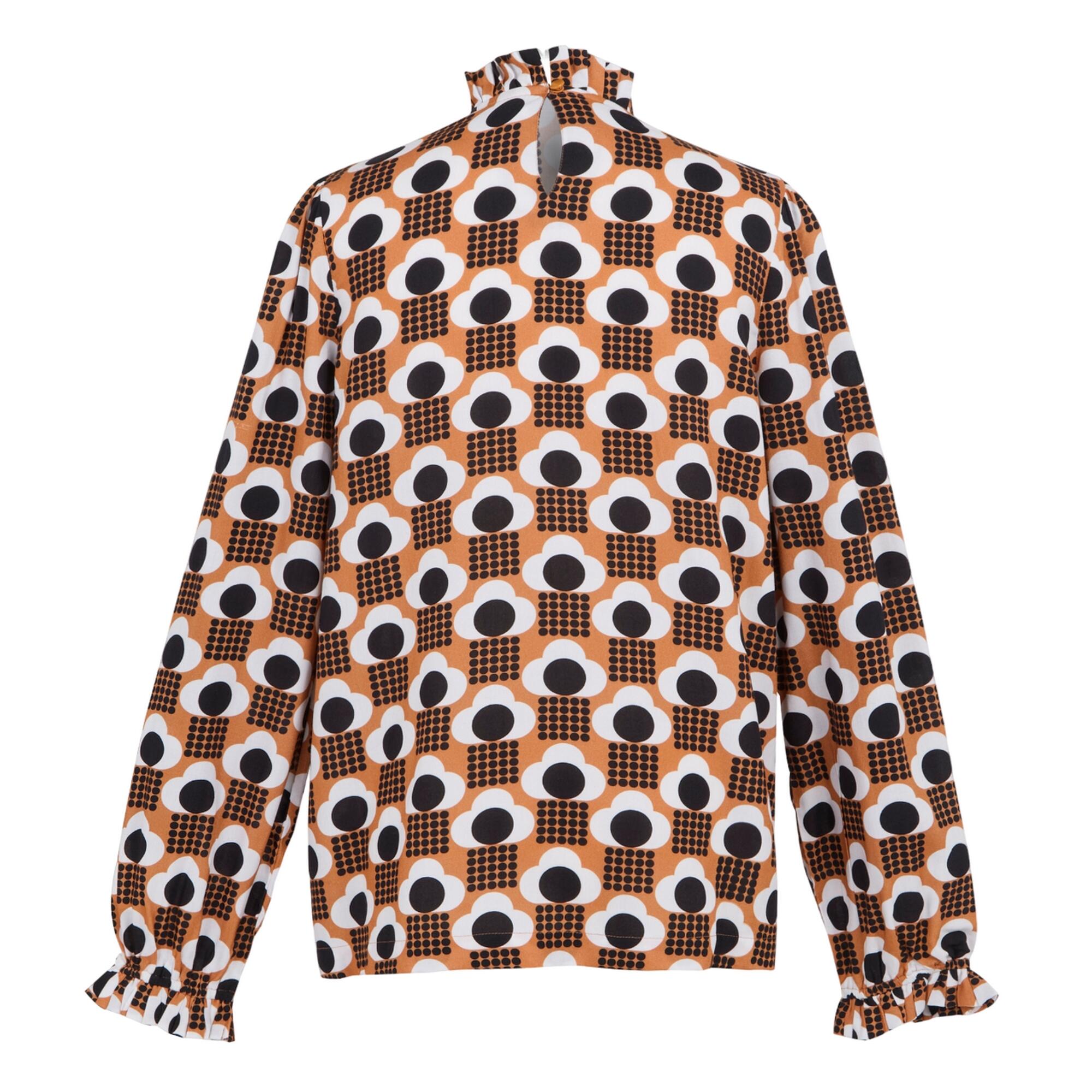 "Orla Kiely" Bluse für Winter Damen Hellbraun 2/4