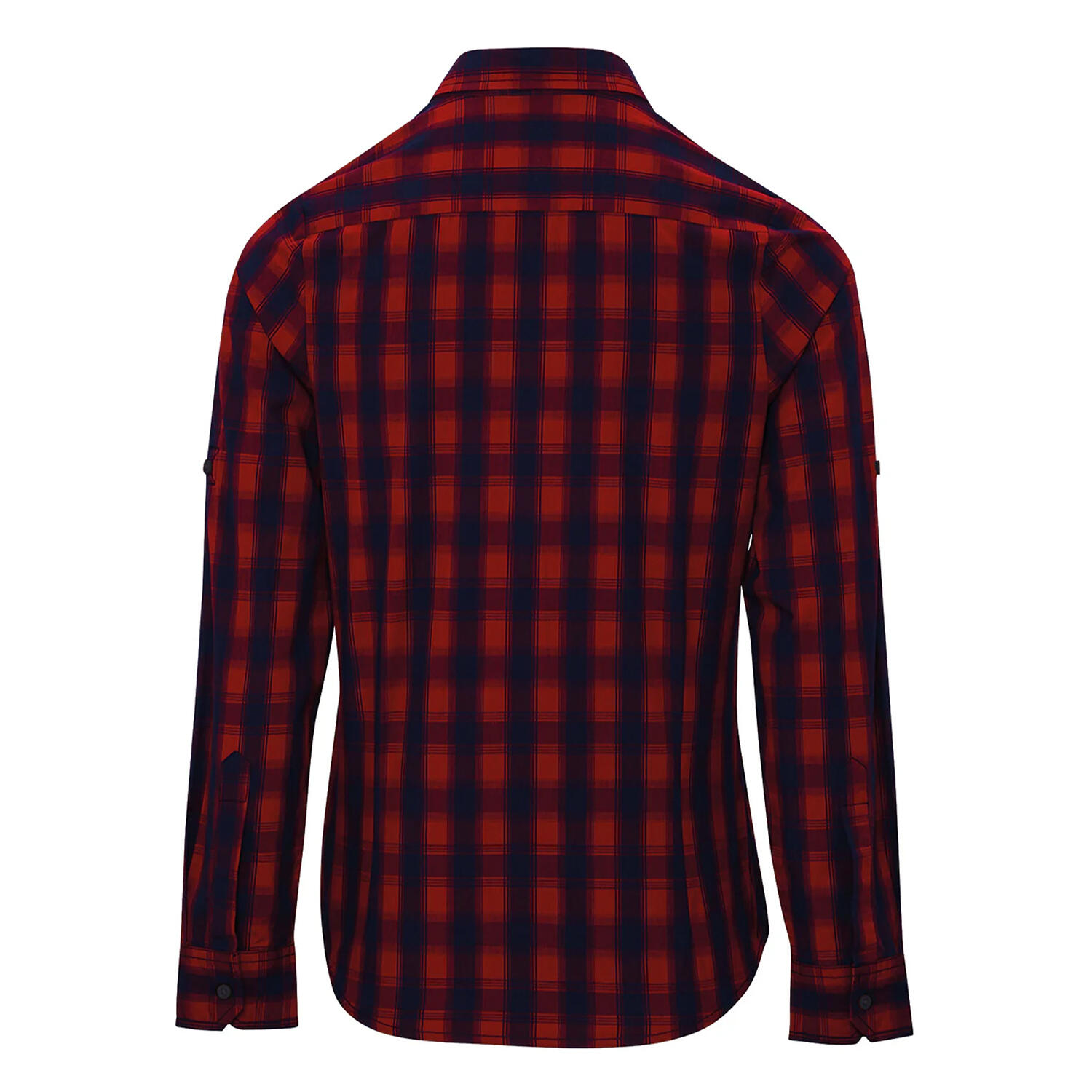 Camisa de manga comprida em algodão xadrez Mulligan para senhora e senhora 2/4