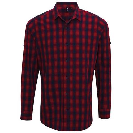 Chemise MULLIGAN Homme (Rouge / Bleu Marine)