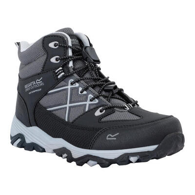 Kinderen/kinderen samaris iii wandelschoenen (zwart/licht staal)