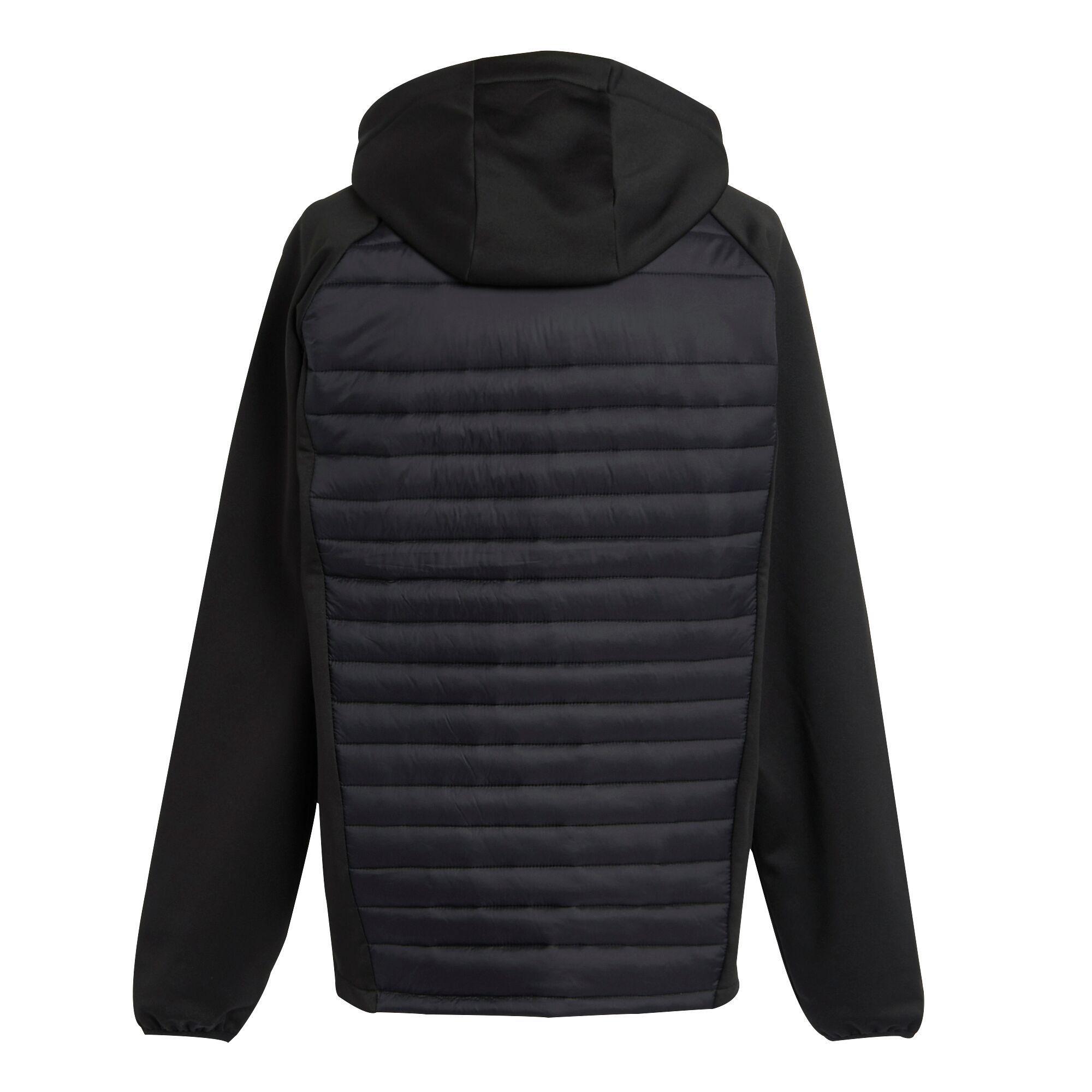 "Navigate" Hybridjacke für Herren Schwarz/Orangenpop 2/4