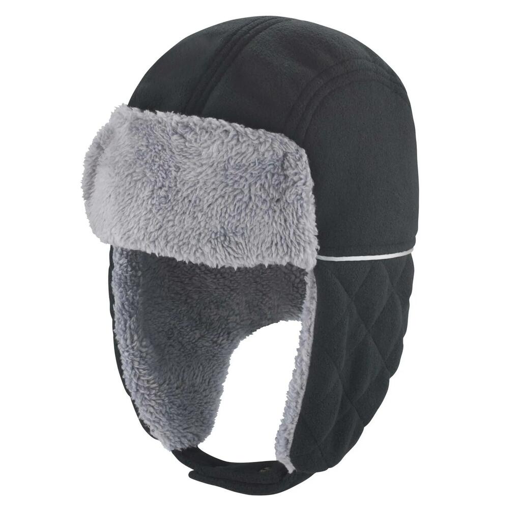 Unisex Adult Trapper Hat (Black/Grey)