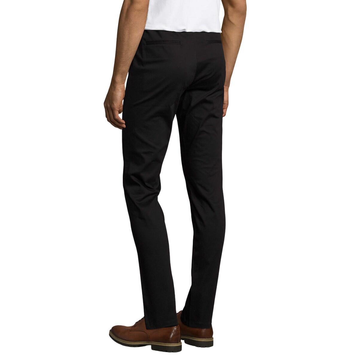 Heren Jared Stretch Broek (Zwart) 3/4