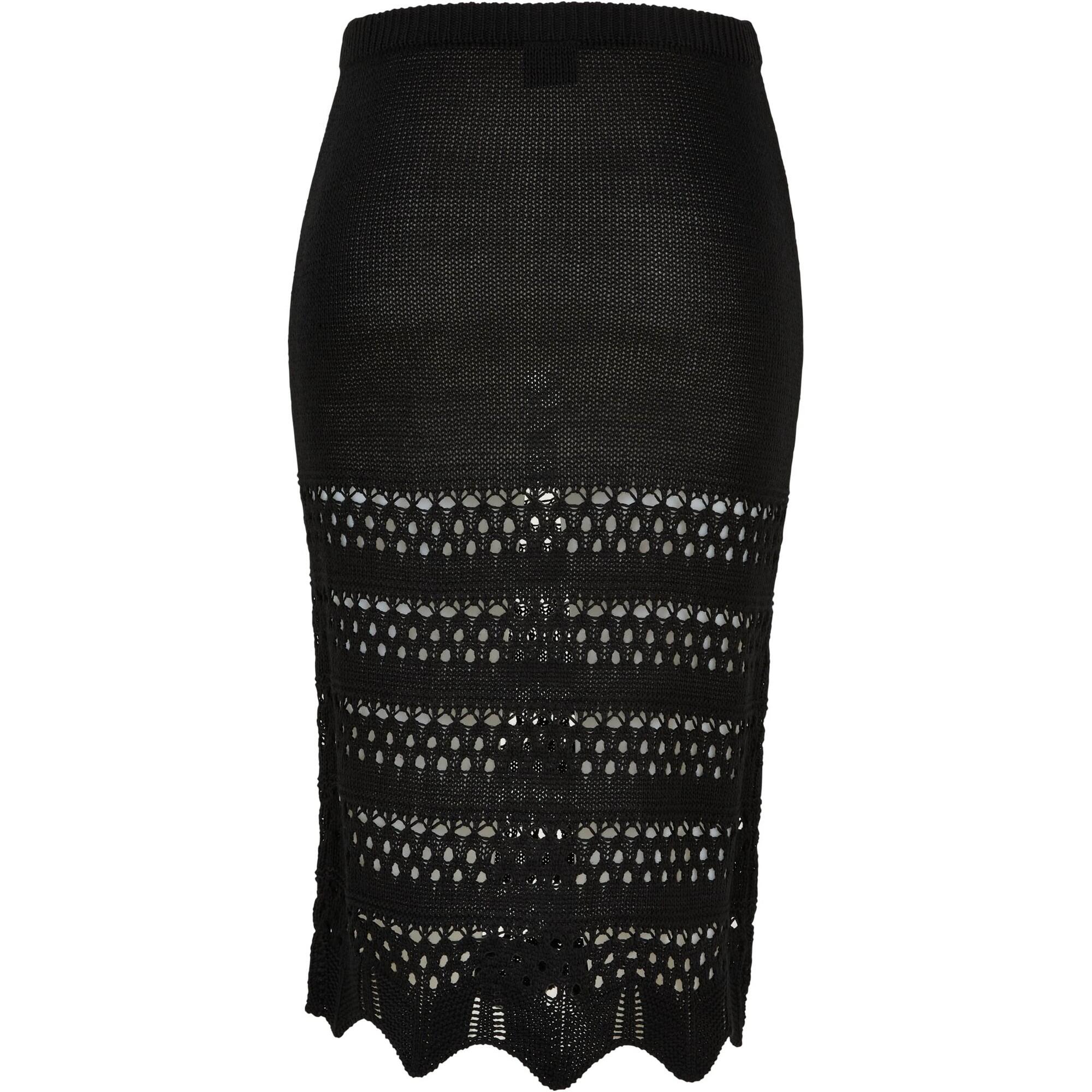 Gonna Uncinetto Donna Urban Classics Nero 2/4