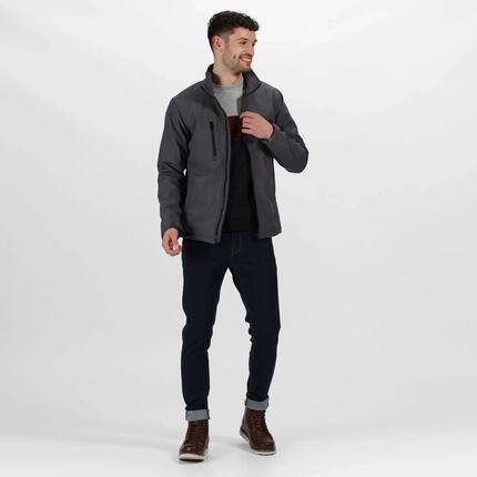 Softshelljacke Ablaze dreilagig Herren Dunkelgrau