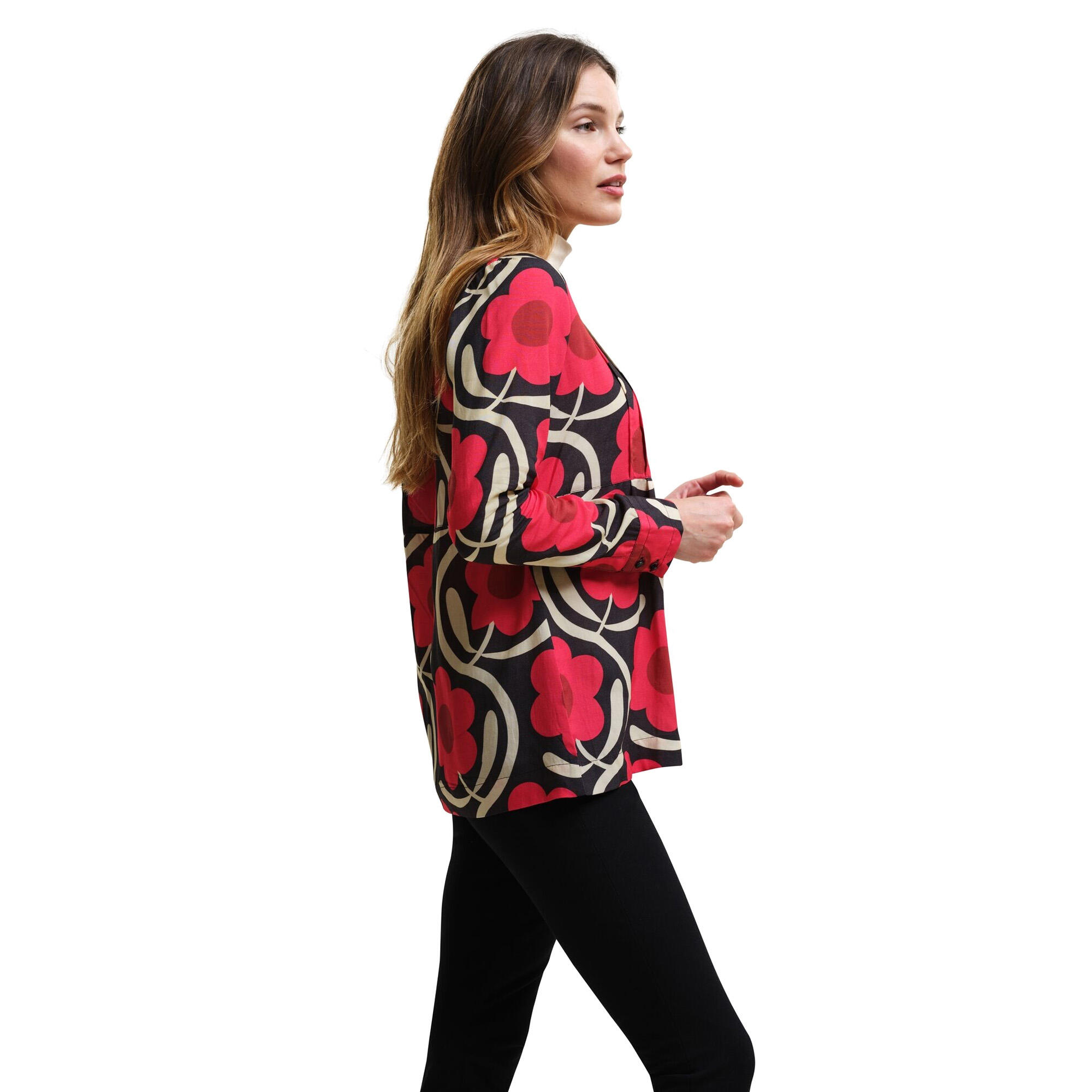 Womens/Ladies Orla Floral Lightweight Breathable Blouse (Apple Blossom Pink) 3/5