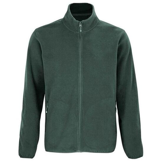 Giacca In Pile Con Cerniera Uomo SOLS Factor Verde Foresta