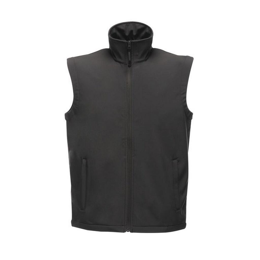 Professional Mens Classic Lightweight Softshell Bodywarmer (Seal Grey)