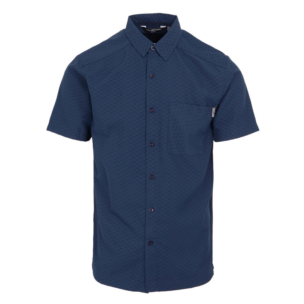 Mens Mindano IX Triangle ShortSleeved Shirt (Navy)