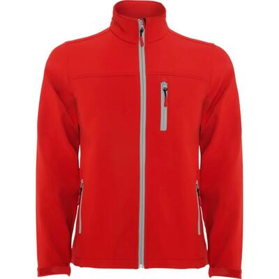 Heren antartida soft shell jas (rood)