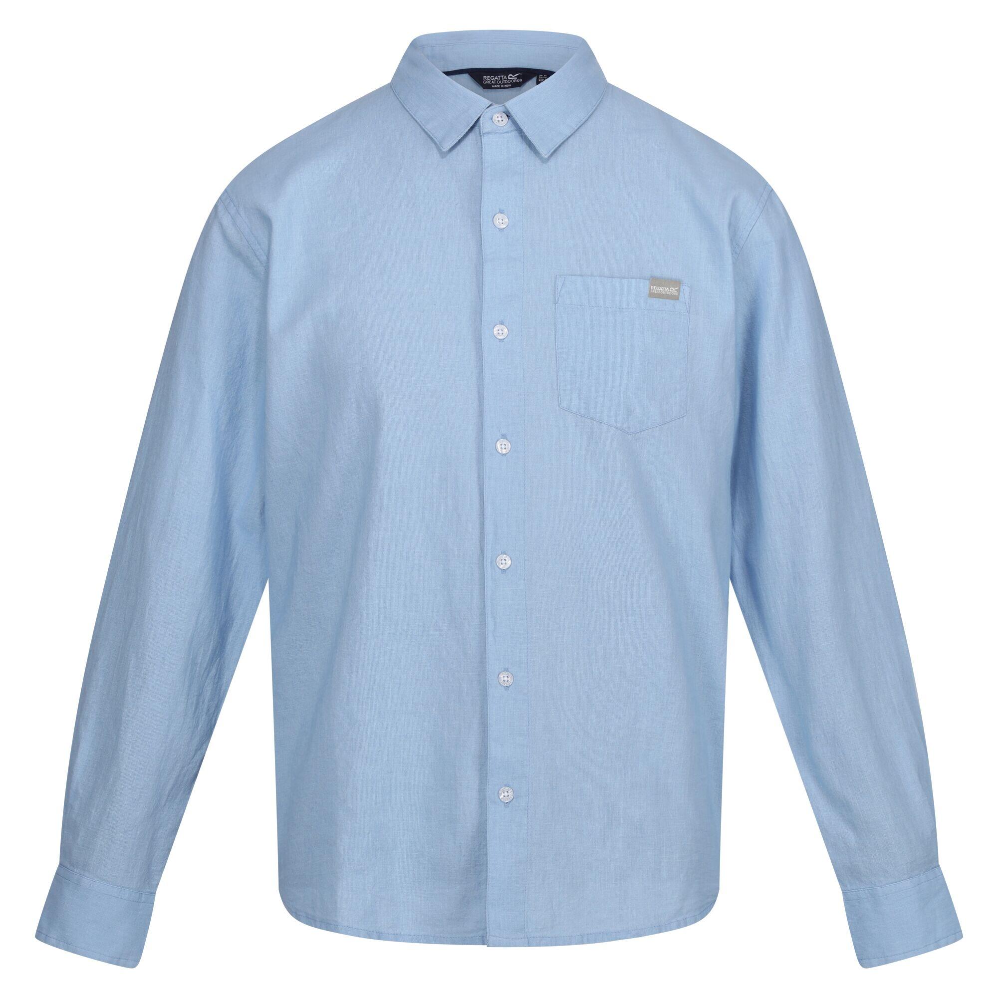REGATTA Camicia Uomo Regatta Babbinswood Blu Cipria