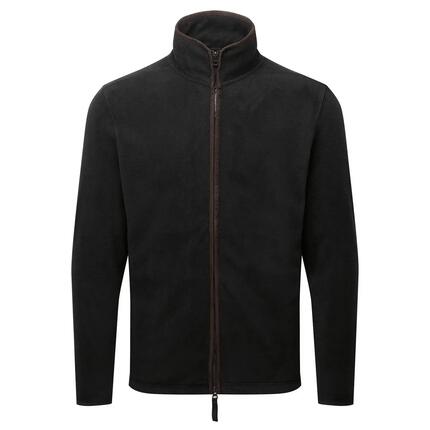 Veste Polaire ARTISAN Homme (Bleu Marine / Marron)