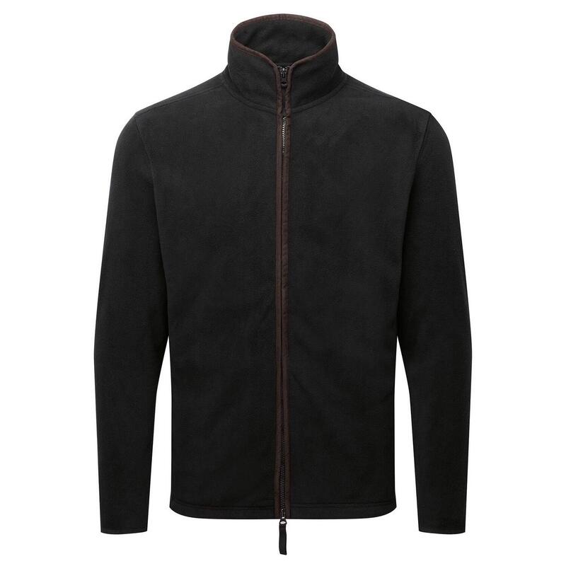 Veste Polaire ARTISAN Homme (Noir / Marron)
