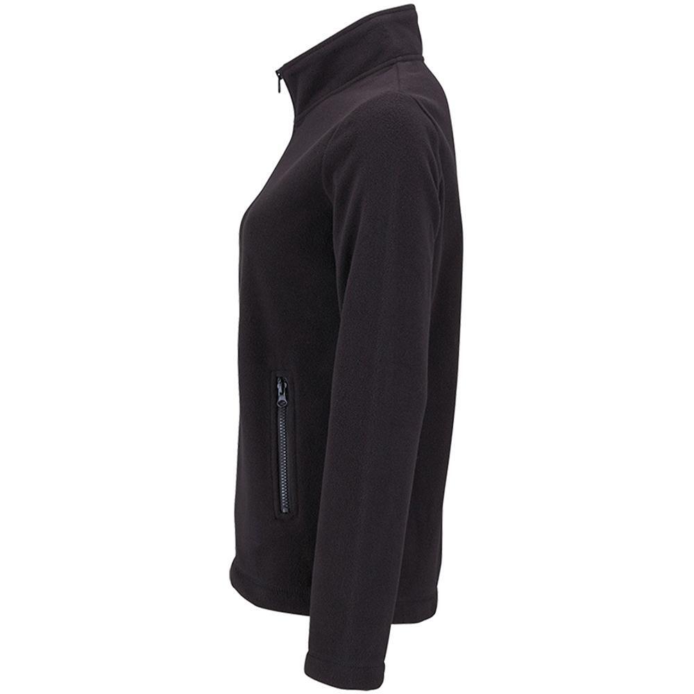 Mulheres/Ladies Norman Fleece Jacket (Preto) 3/4